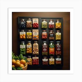 Default Create Unique Design Of Grocery Art Wall 3 Art Print