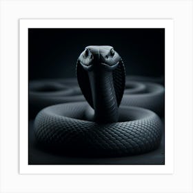 Black Cobra 4 Art Print