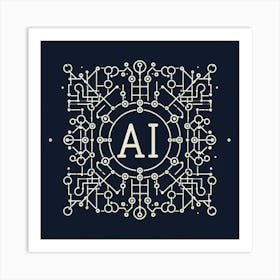 Ai Logo 4 Art Print