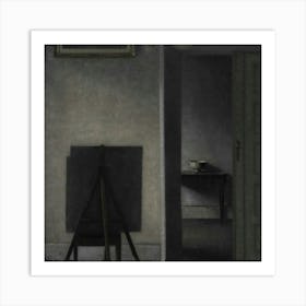 Room With An Easel Art Print