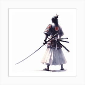 Samurai sword 1 Art Print