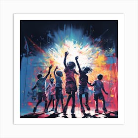 Children'S Dance Art Print