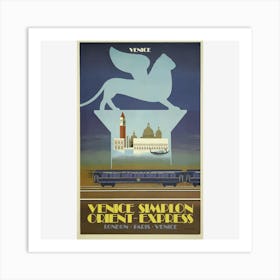 Venice Simpson Express Art Print