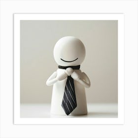 Businessman With Tie Art Print