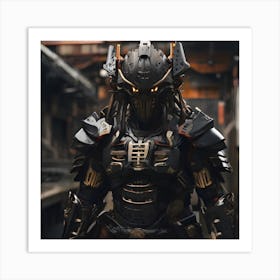 Predator In Armor Art Print