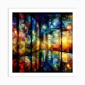 Noname Glass Art 8 Art Print