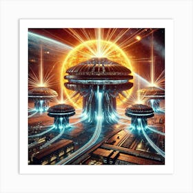 Energy Harvesters Converted Art Print