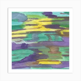 Abstract Watercolor Painting Art Print