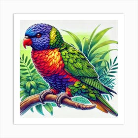 Lorikeet Art Print