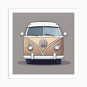 Volkswagon camper van Art Print