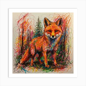 Red Fox Art Print