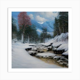 Winter Elegance Art Print