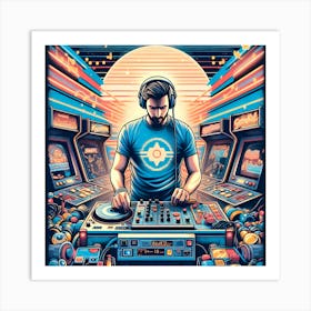 Dj Dj Dj 2 Art Print