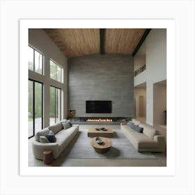 Modern Living Room 16 Art Print