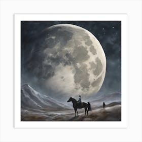 Full Moon Art Print