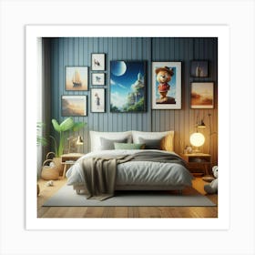 Bedroom Wall Art Art Print