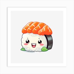 Sushi Kawaii Art Print