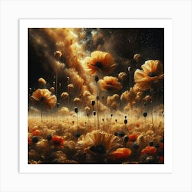 Field Of Poppies Art Print