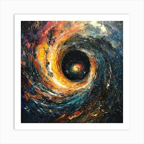 Cosmic Vortex Art Art Print