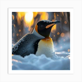 King Penguin Art Print