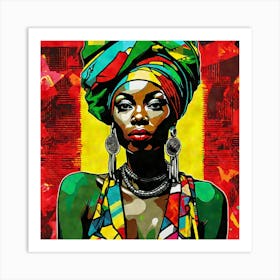 African Woman 4 Art Print