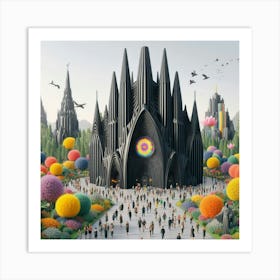 Fairytale Castle 26 Art Print