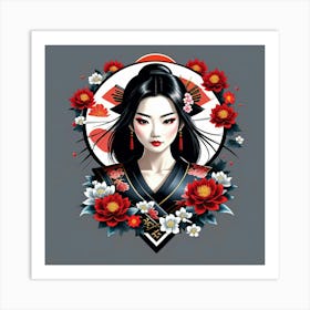 Geisha Art Print