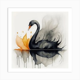Black Swan 6 Art Print