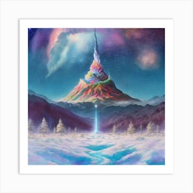 Mountain In The Sky Art Print