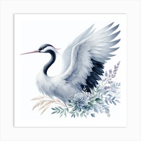 Crane 1 Art Print