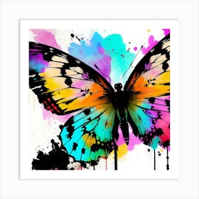 Colorful Butterfly 111 Art Print