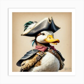 Pirate Duck 7 Art Print