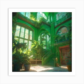 Green House Art Print