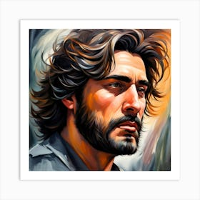 Creative Male Portrait 31 Art Print