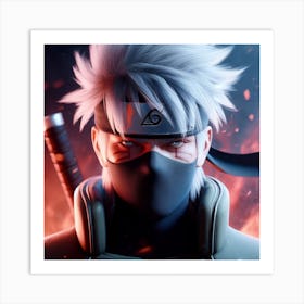 Kakashi Sensei 8 Art Print