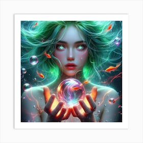 Mermaid 38 Art Print