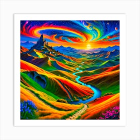 Rainbow Valley Art Print