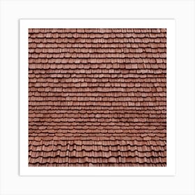 Realistic Roof Tile Flat Surface Pattern For Background Use Trending On Artstation Sharp Focus St (7) Art Print