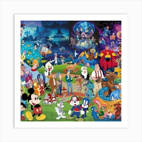 Disney World Art Print