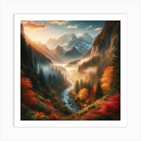 Autumn Landscape Art Print