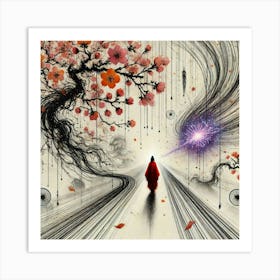 Asian Buddhist Painting Art Print