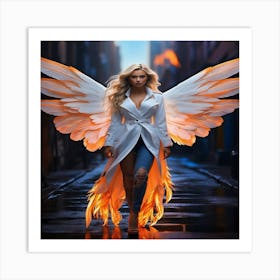 Angel Wings 7 Art Print