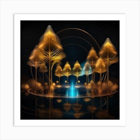 Ethereal Forest Art Print