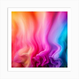 Colorful Brightness Colors Vibrant Pastel Power Gradient Vivid Luminous Radiant Bright S (7) Art Print