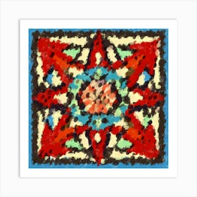 Abstract Radiant Focus Painting Art Print