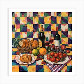 Il Gusto Del Rustico Trattoria Italian Food Kitchen Art Print