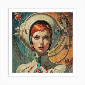 Sci-Fi Girl Art Print