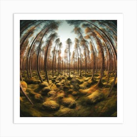 Mossy Forest 4 Art Print