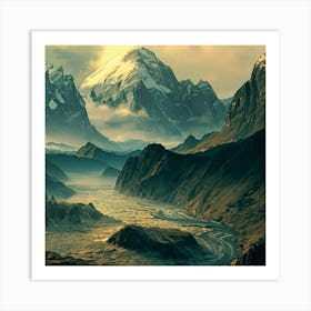 Mountain Landscape 2 Art Print