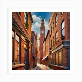 Street Scene Art Print